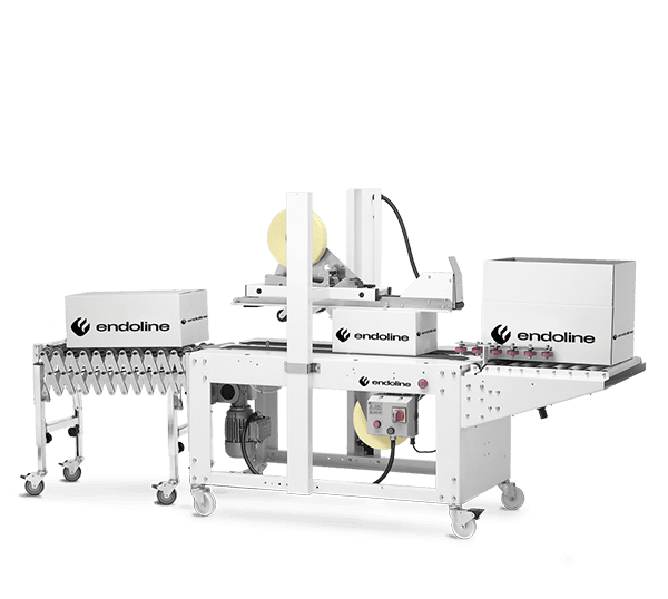 Random Case Sealers | Endoline Automation &Amp; Robotics Automated Packaging Sealing Machine Setup